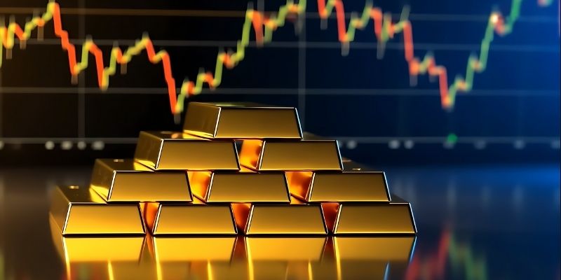 सोने की कीमतों में करीब $450 प्रति औंस की गिरावट