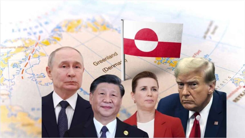 Greenland के आसपास सुपरपावर्स का ताकत दिखाना