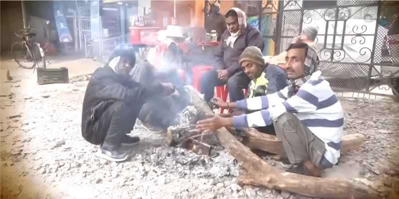 घने कोहरे में दृश्यता