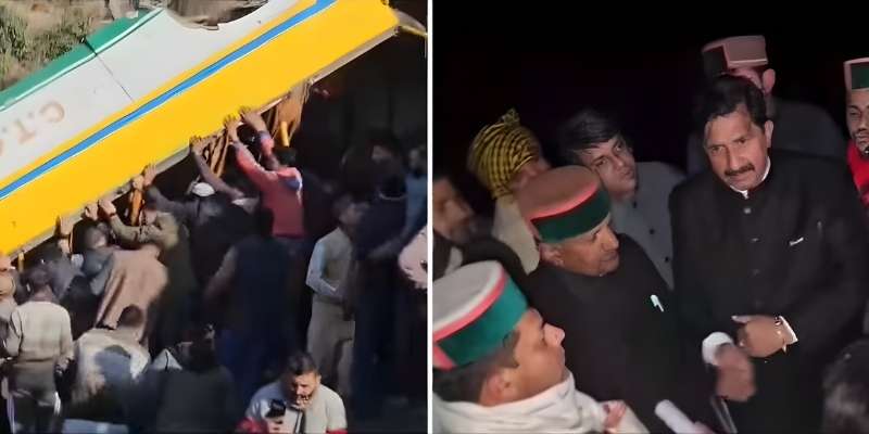 सिरमौर में खाई में गिरने से 14 लोगों की मौत